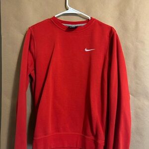 Red Nike Crewneck